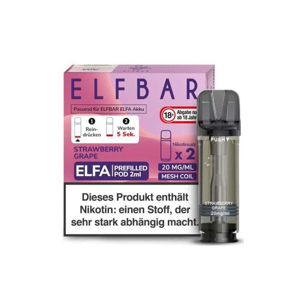 ELFA Liquid Pod 2er Pack - Strawberry Grape