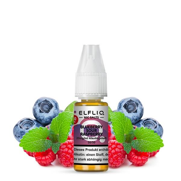 Elfliq - Nikotinsalz Liquid 20mg/ml - Blueberry Sour Raspberry