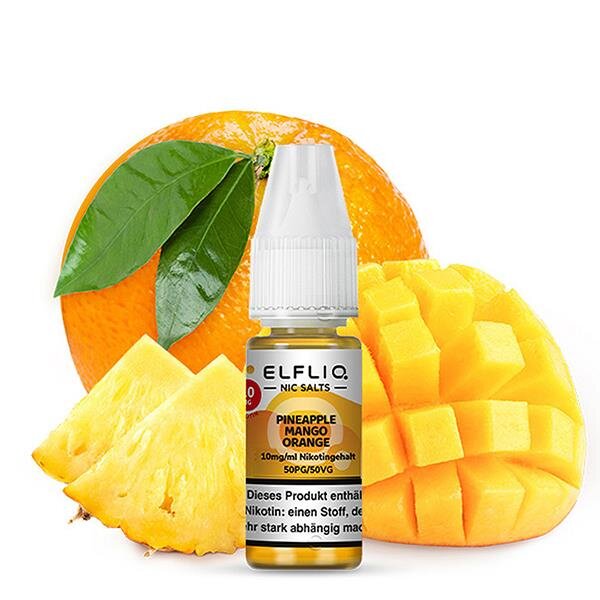 Elfliq - Nikotinsalz Liquid 10mg/ml - Pineapple Mango Orange