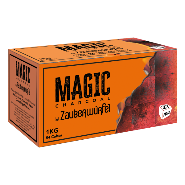 27mm Magic Charcoal Naturkohle by Zauberwürfel