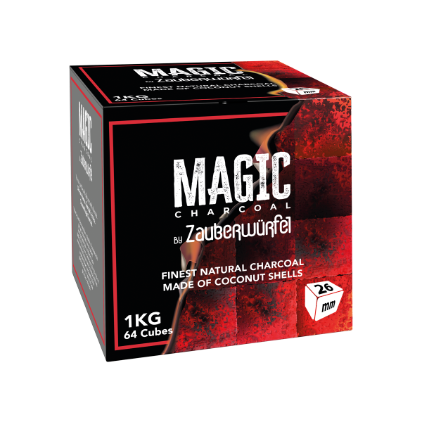 26mm Magic Charcoal Naturkohle by Zauberwürfel