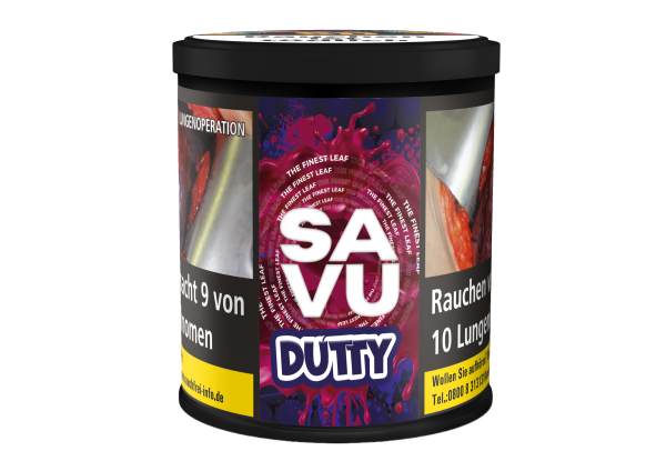 SAVU 200g Shisha Tabak - Dutty