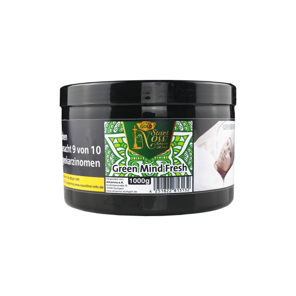 Start Now 1kg Shisha Tabak - Green Mind