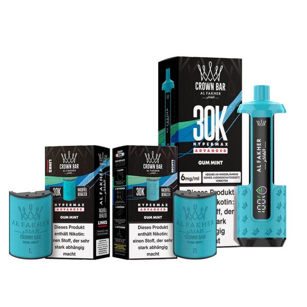 Al Fakher 30k Hypermax Bundle - Gum Mint