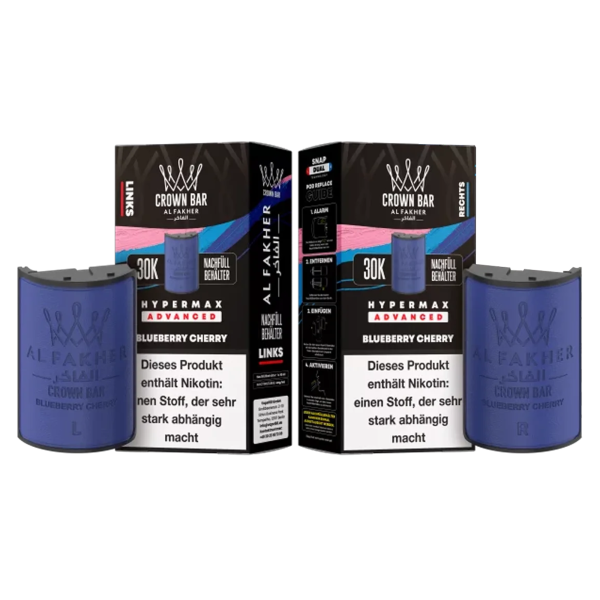 Al Fakher 30k Hypermax Refill Pod Bundle - Blueberry Cherry