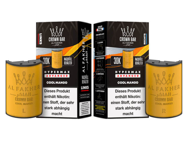 Al Fakher 30k Hypermax Refill Pod Bundle - Cool Mango