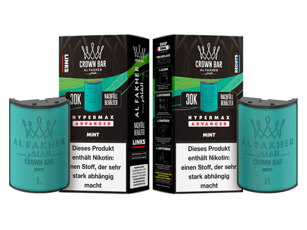 Al Fakher 30k Hypermax Refill Pod Bundle - Mint