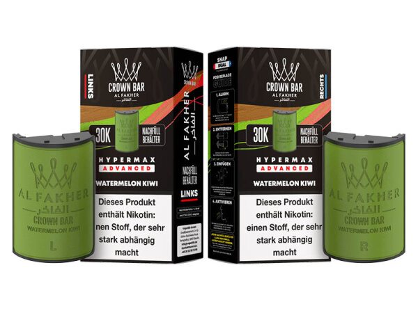 Al Fakher 30k Hypermax Refill Pod Bundle - Watermelon Kiwi