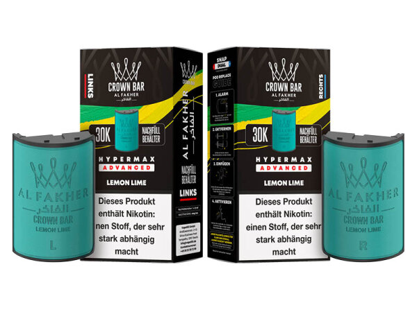 Al Fakher 30k Hypermax Refill Pod Bundle - Lemon Lime