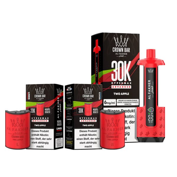 Al Fakher 30k Hypermax Bundle - Two Apple