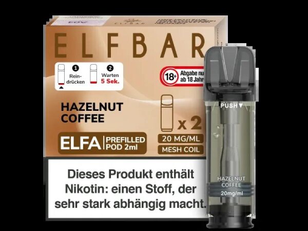 ELFA Liquid Pod 2er Pack - Hazelnut Coffee