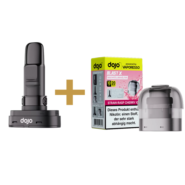Dojo Blast X Pod Bundle - Straw-Rasp Cherry Ice