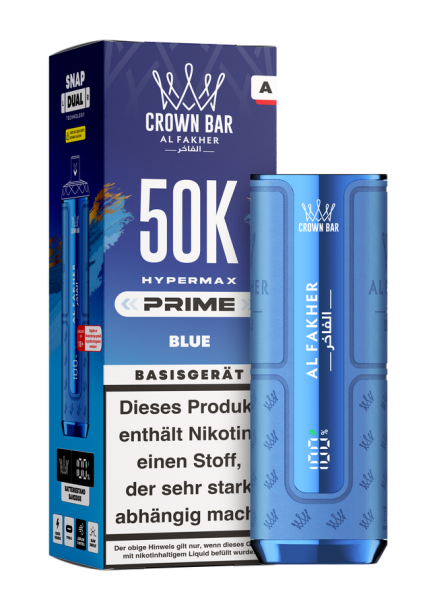 Al Fakher Hypermax Prime 50k Akkuträger - Blue