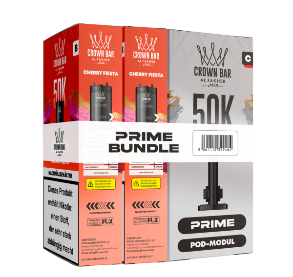 Al Fakher 50k Hypermax Prime Pod Set - Cherry Fiesta