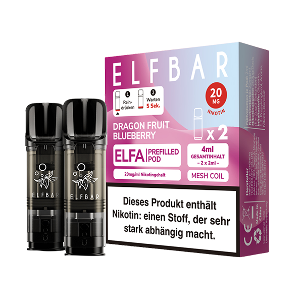 ELFA Liquid Pod 2er Pack  - Dragon Fruit Blueberry