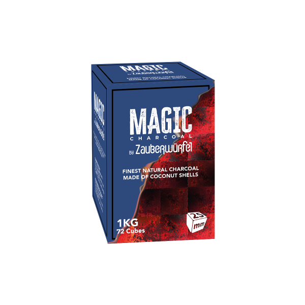 25mm Magic Charcoal Naturkohle by Zauberwürfel